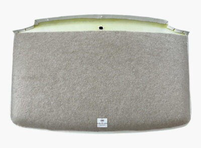 Vlies großflächig Beige meliert Rückseite Mercedes R170 Dachhimmel Rückseite